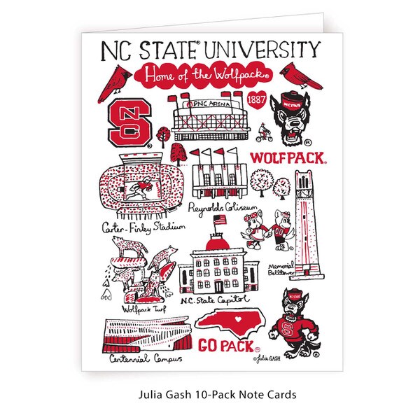 Julia Gash Note Cards 10Pk